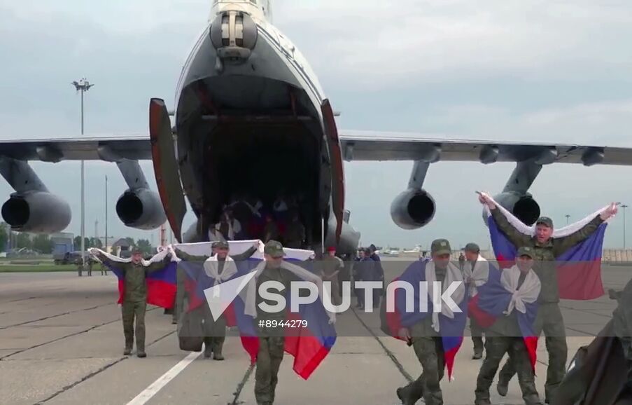 Russia Ukraine Military Operation POWs Exchange