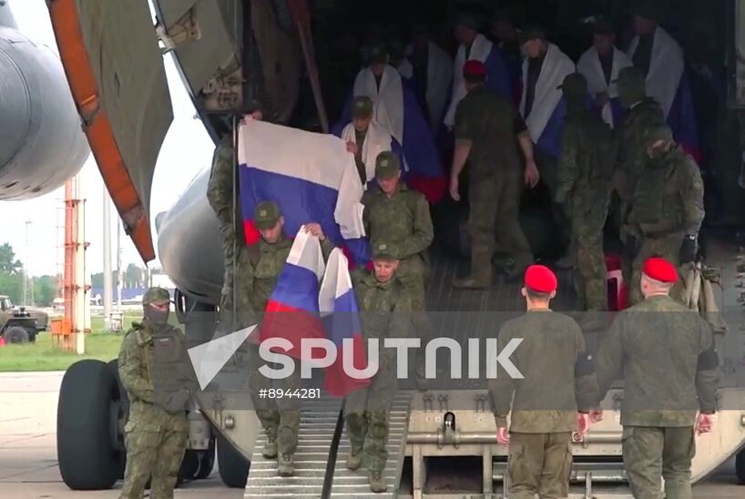 Russia Ukraine Military Operation POWs Exchange
