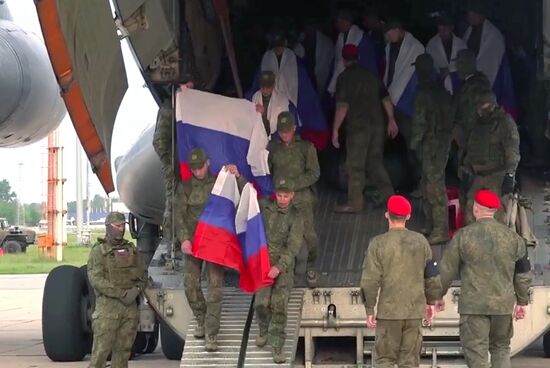 Russia Ukraine Military Operation POWs Exchange