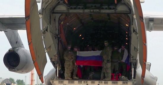 Russia Ukraine Military Operation POWs Exchange