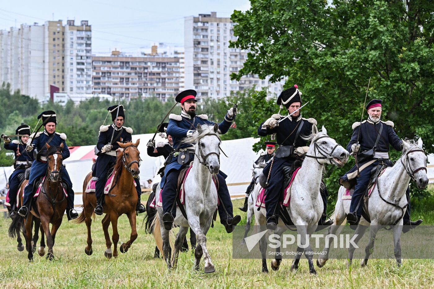 Russia Historical Festival Emperors Standoff