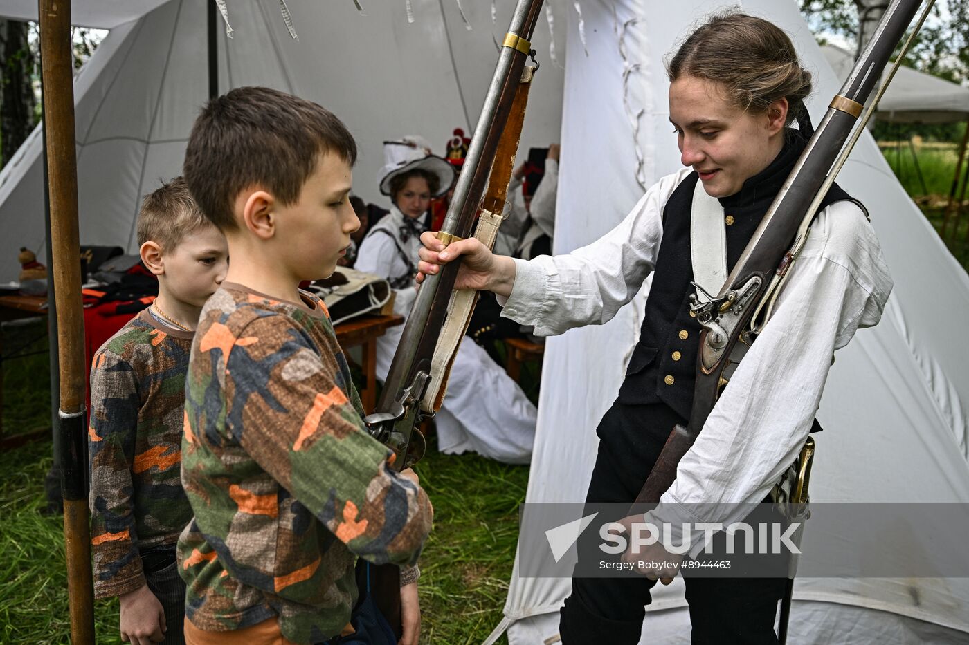 Russia Historical Festival Emperors Standoff