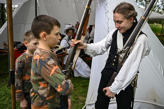 Russia Historical Festival Emperors Standoff