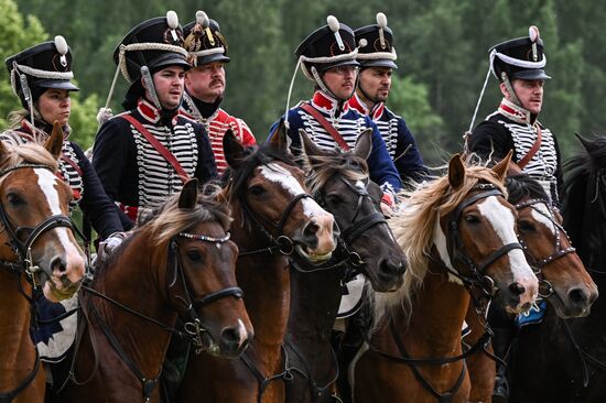 Russia Historical Festival Emperors Standoff