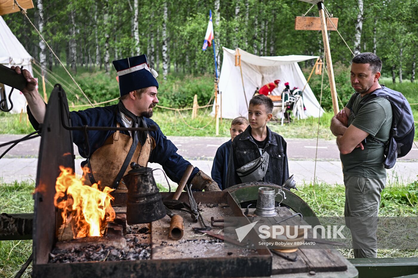 Russia Historical Festival Emperors Standoff