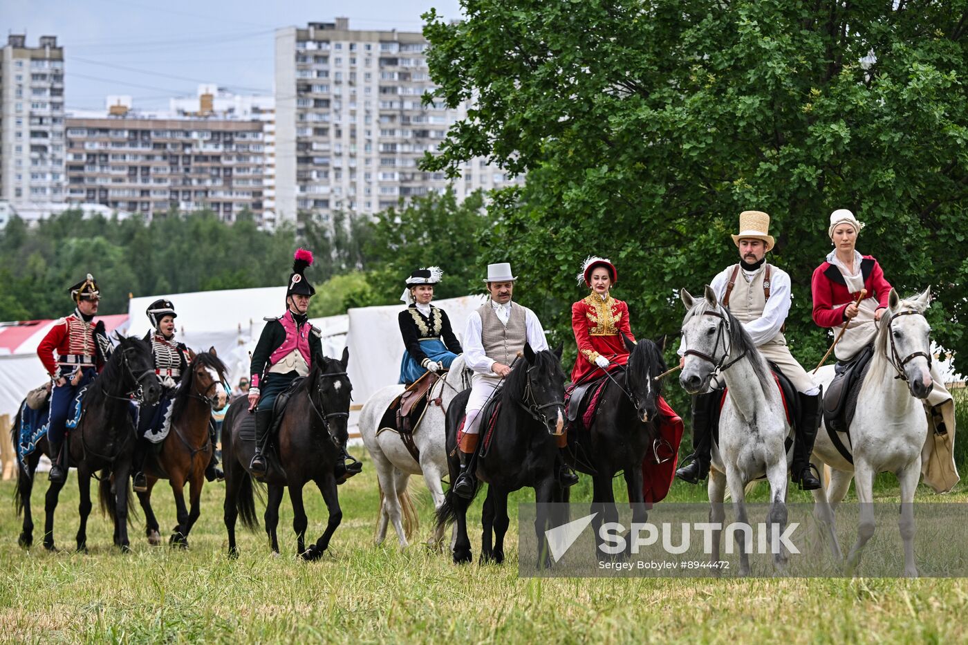 Russia Historical Festival Emperors Standoff