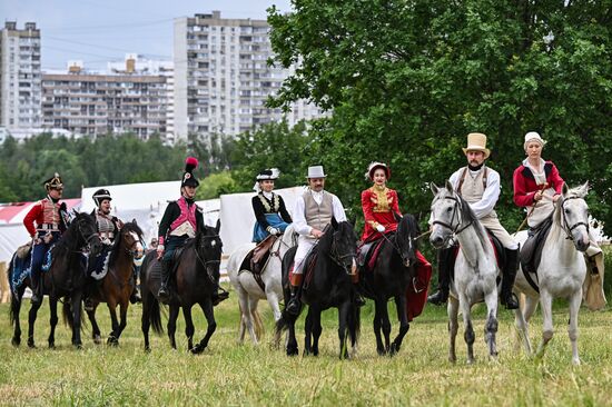 Russia Historical Festival Emperors Standoff