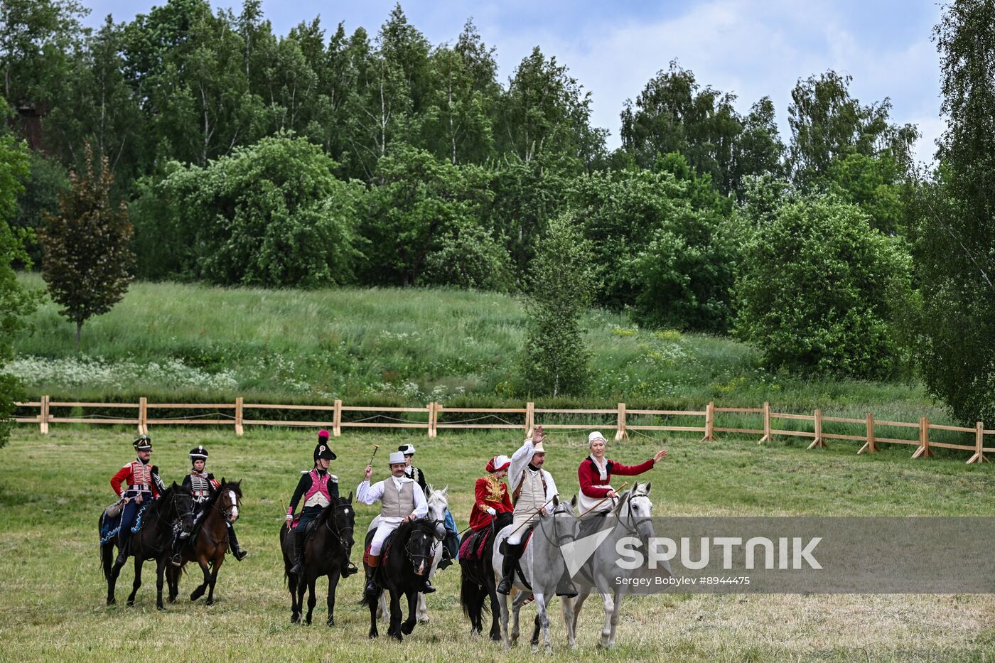 Russia Historical Festival Emperors Standoff