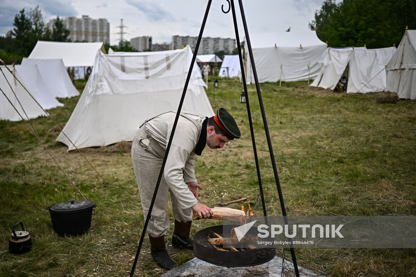Russia Historical Festival Emperors Standoff