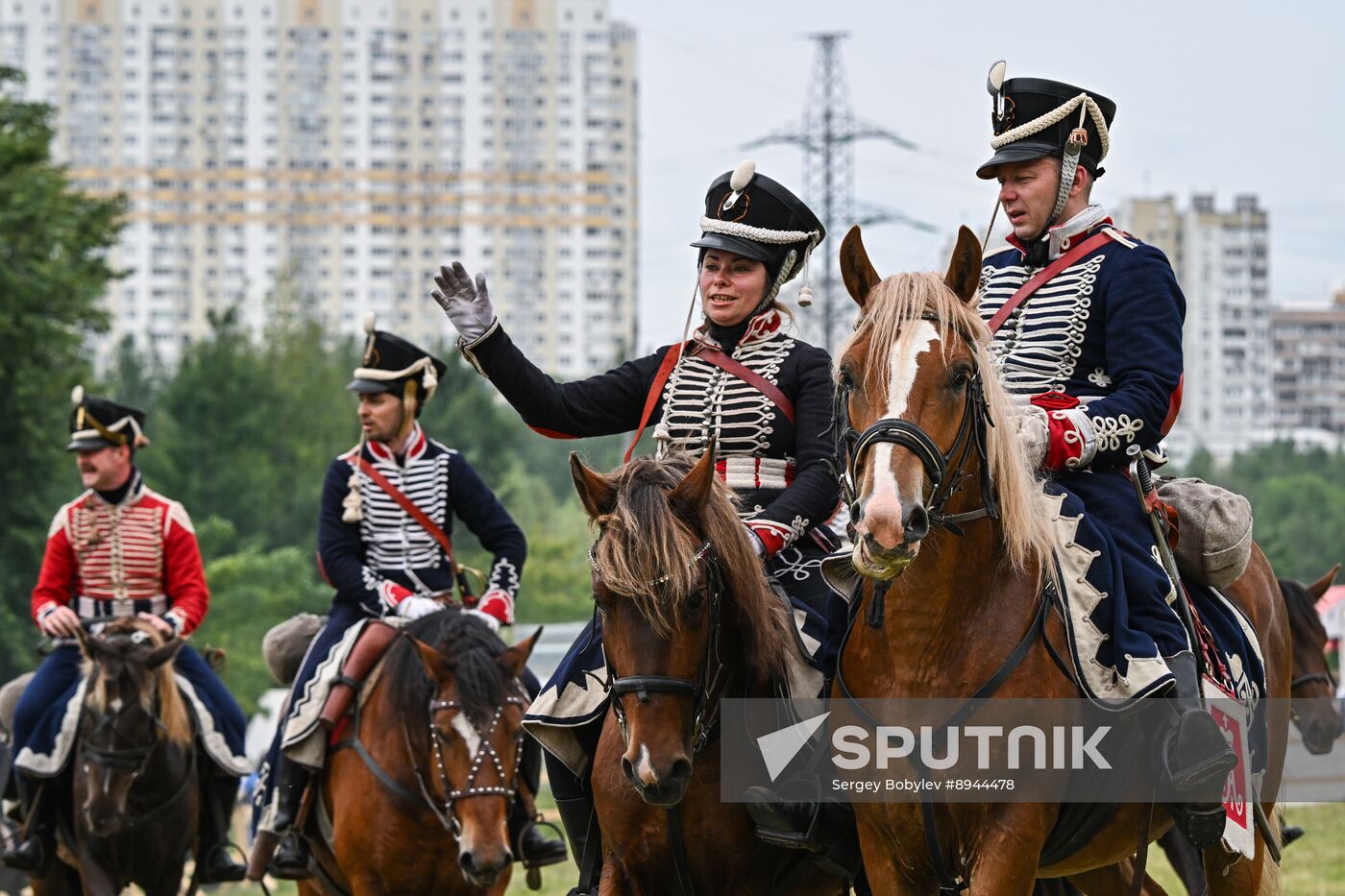 Russia Historical Festival Emperors Standoff