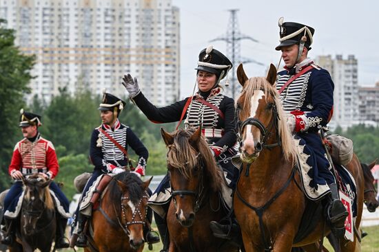 Russia Historical Festival Emperors Standoff