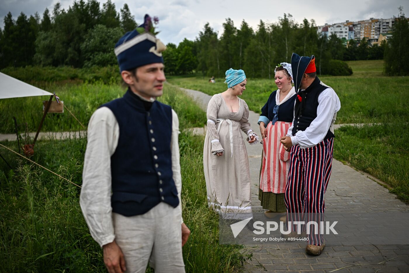 Russia Historical Festival Emperors Standoff