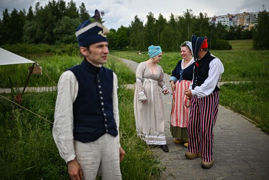Russia Historical Festival Emperors Standoff