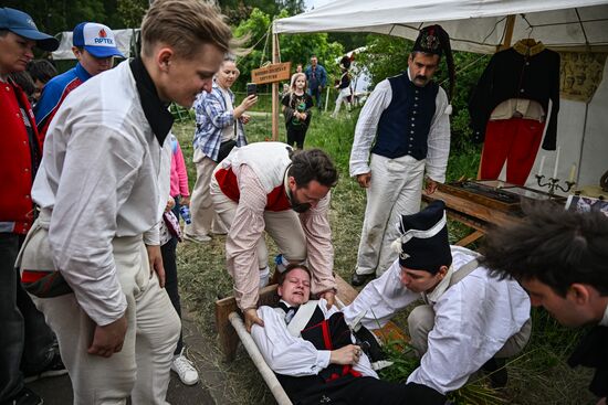 Russia Historical Festival Emperors Standoff