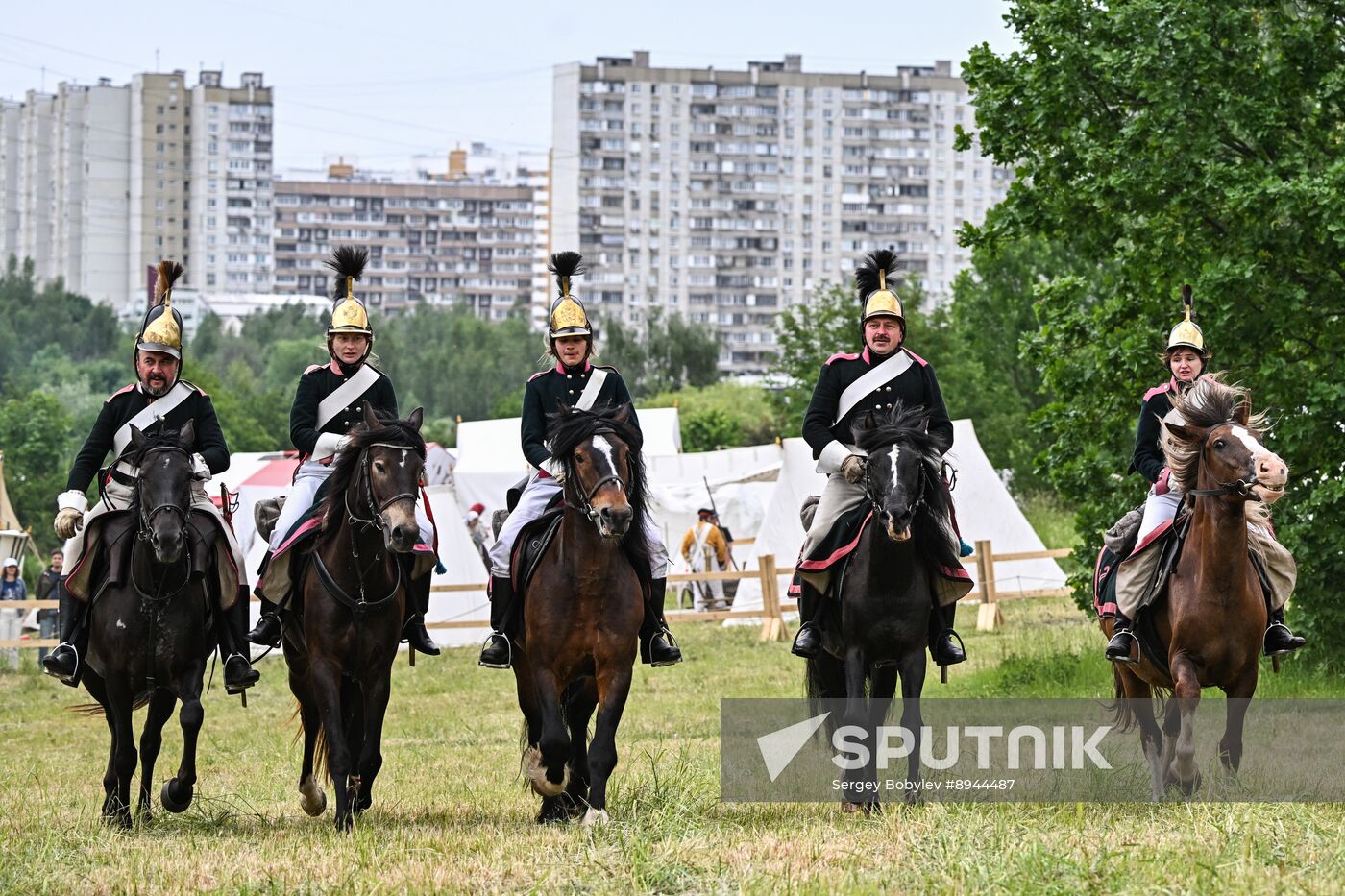 Russia Historical Festival Emperors Standoff