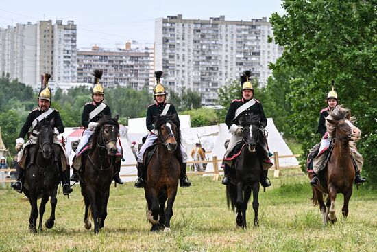 Russia Historical Festival Emperors Standoff
