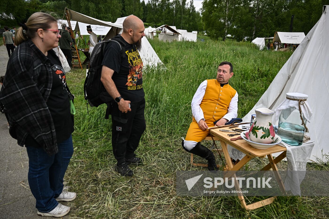 Russia Historical Festival Emperors Standoff