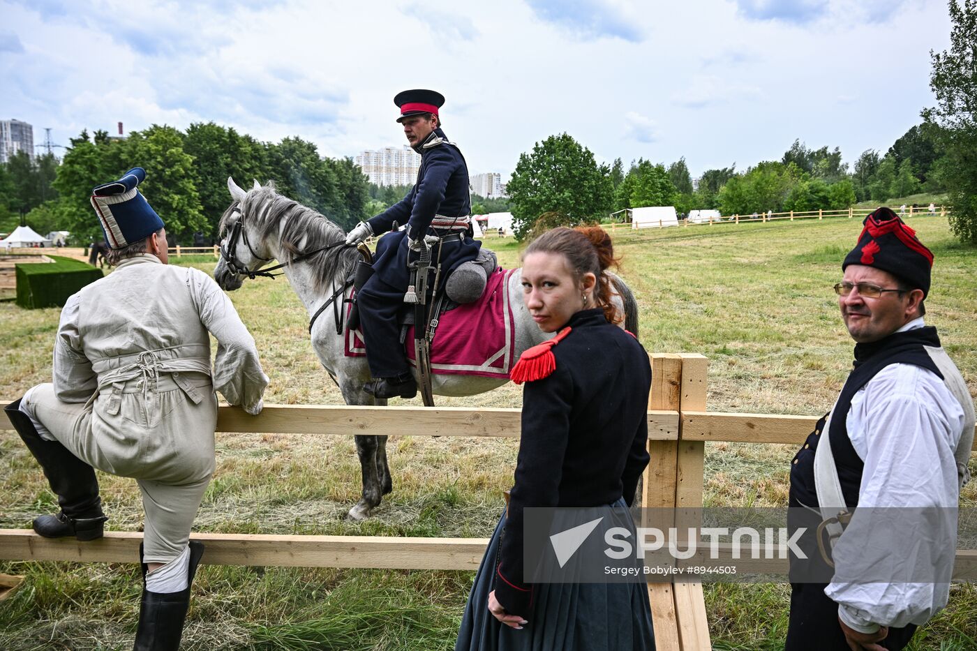Russia Historical Festival Emperors Standoff
