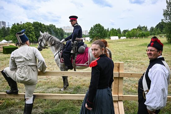Russia Historical Festival Emperors Standoff