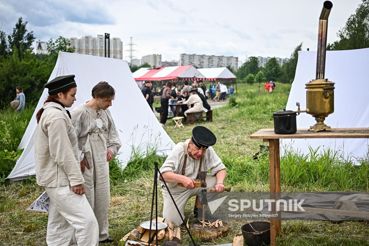 Russia Historical Festival Emperors Standoff