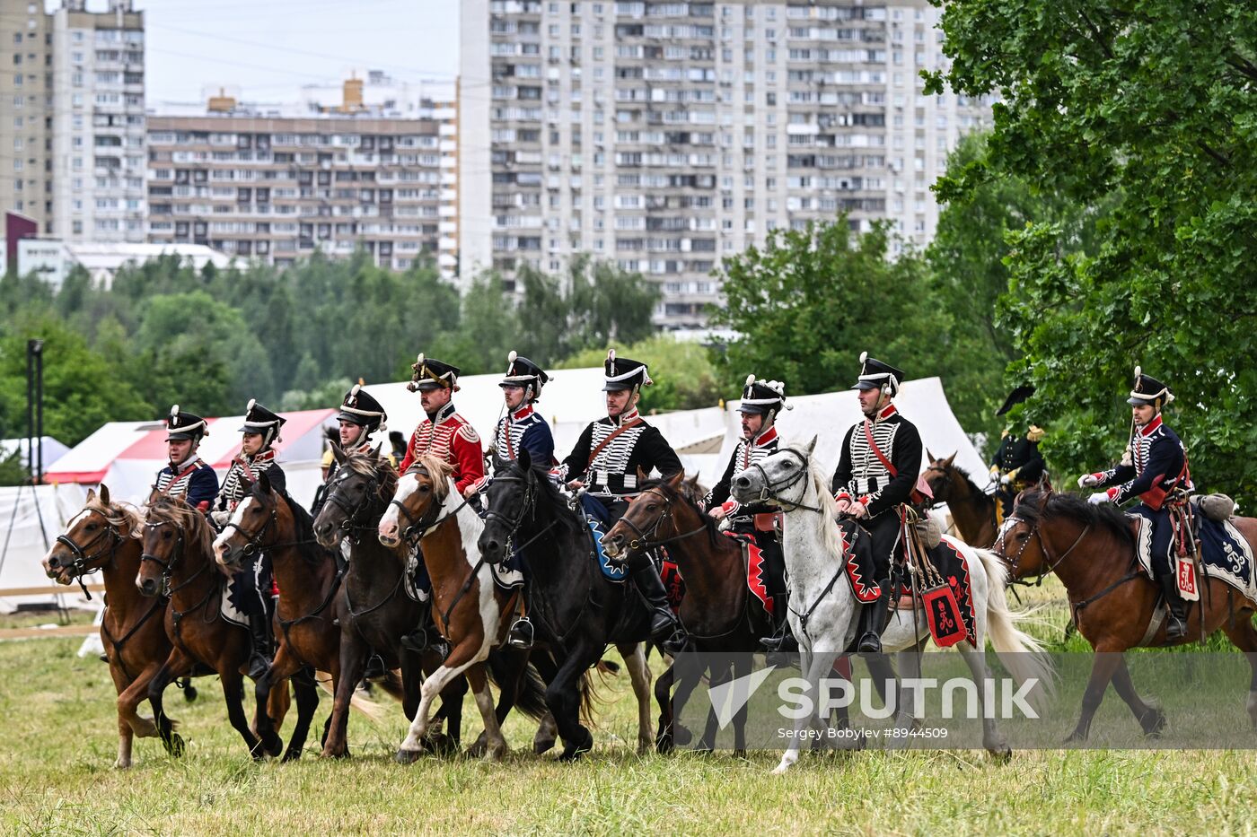 Russia Historical Festival Emperors Standoff