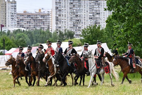 Russia Historical Festival Emperors Standoff