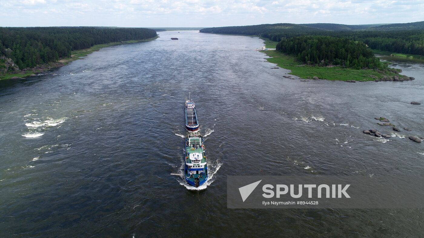 Russia Siberia Chain Steam Tow
