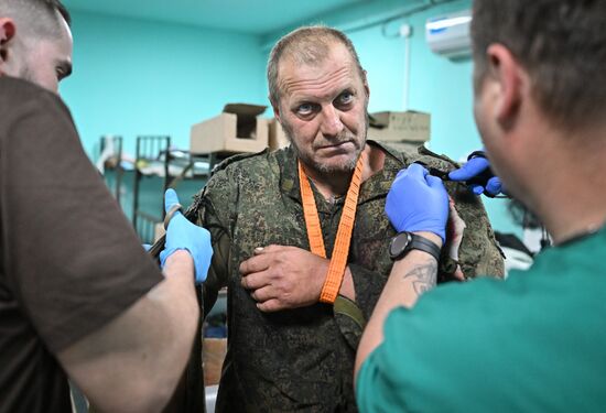 Russia Ukraine Military Operation Akhmat Frontline Hospital