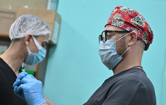 Russia Ukraine Military Operation Akhmat Frontline Hospital