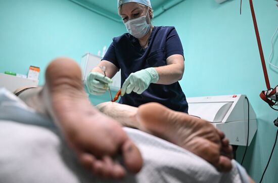 Russia Ukraine Military Operation Akhmat Frontline Hospital