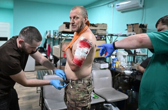 Russia Ukraine Military Operation Akhmat Frontline Hospital