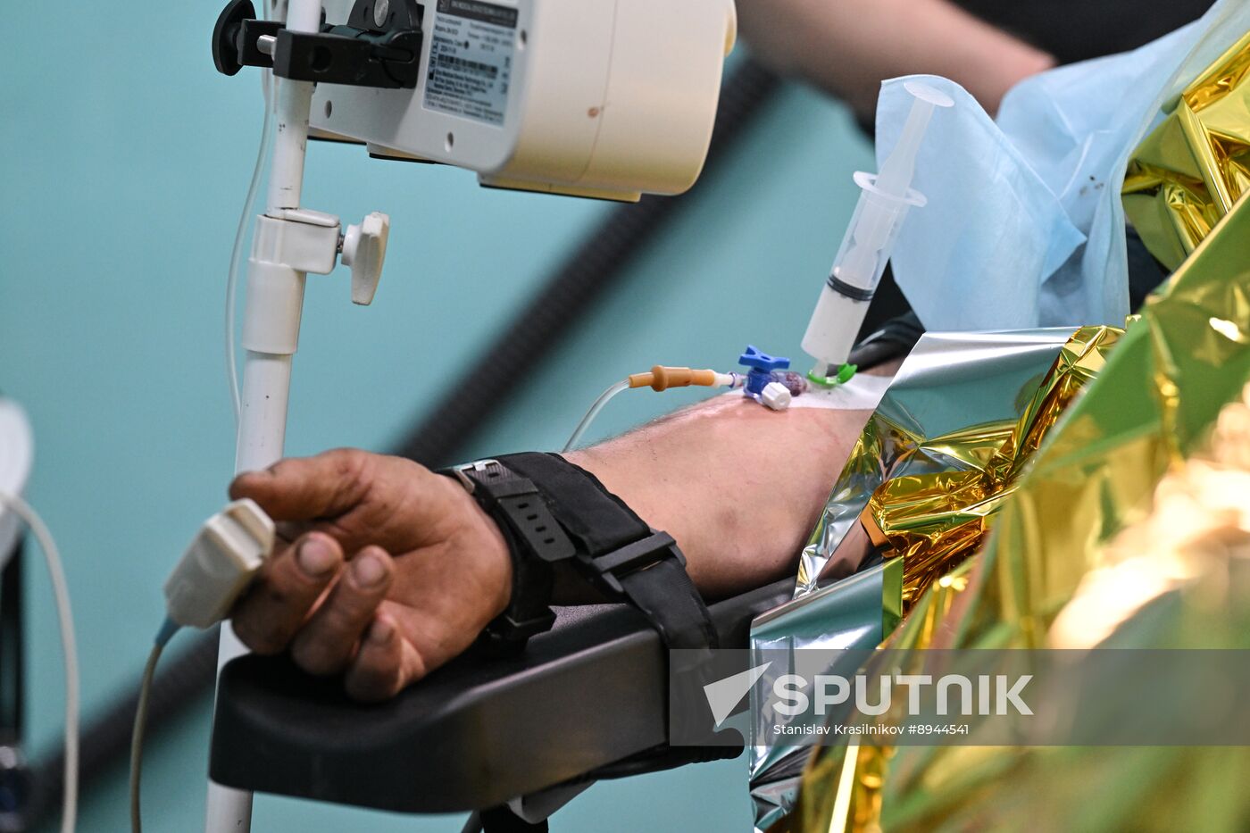Russia Ukraine Military Operation Akhmat Frontline Hospital
