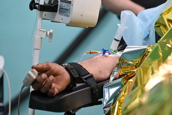 Russia Ukraine Military Operation Akhmat Frontline Hospital