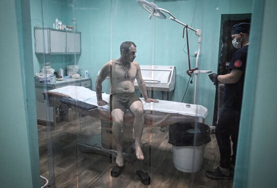 Russia Ukraine Military Operation Akhmat Frontline Hospital