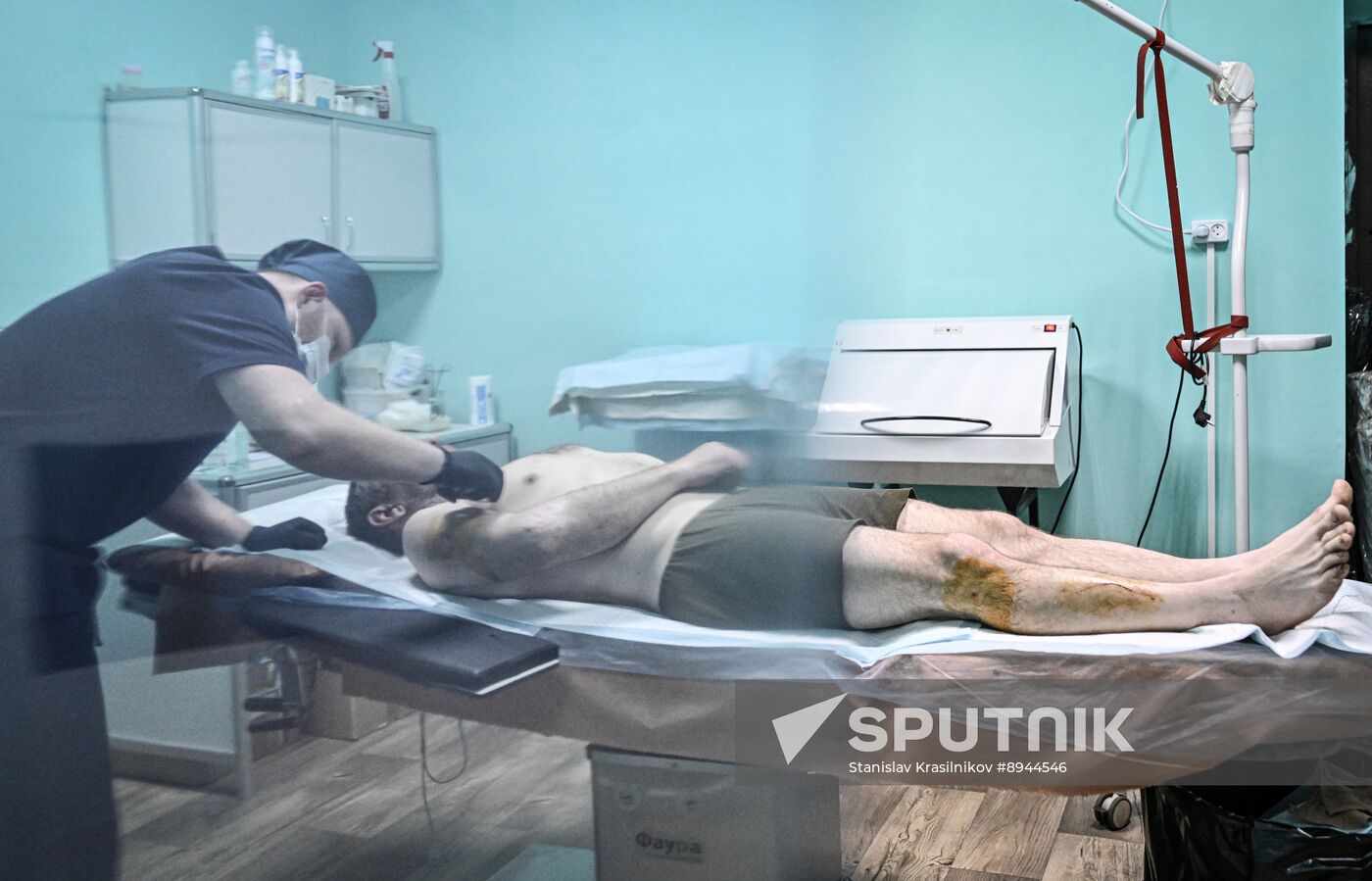 Russia Ukraine Military Operation Akhmat Frontline Hospital