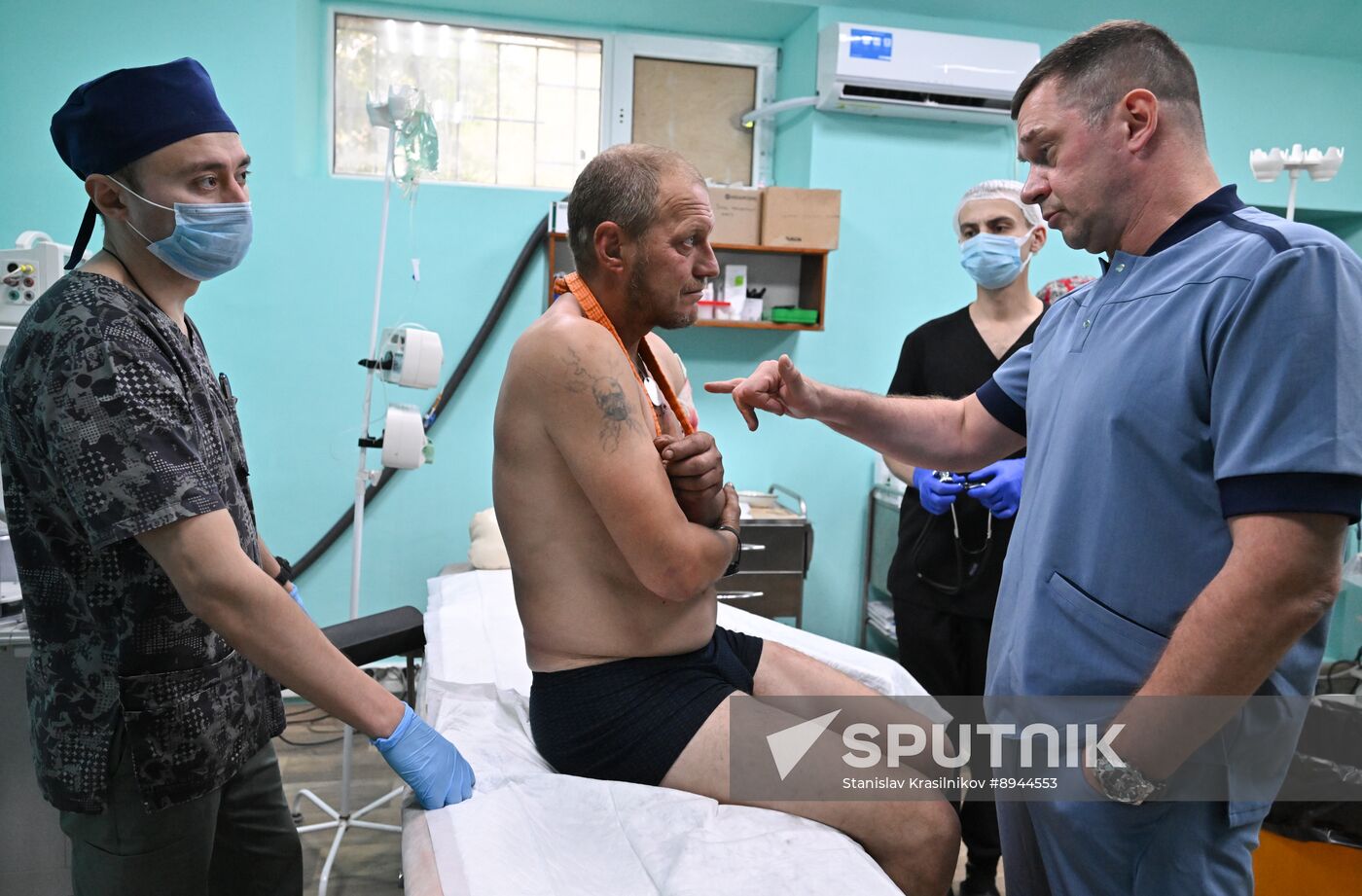 Russia Ukraine Military Operation Akhmat Frontline Hospital
