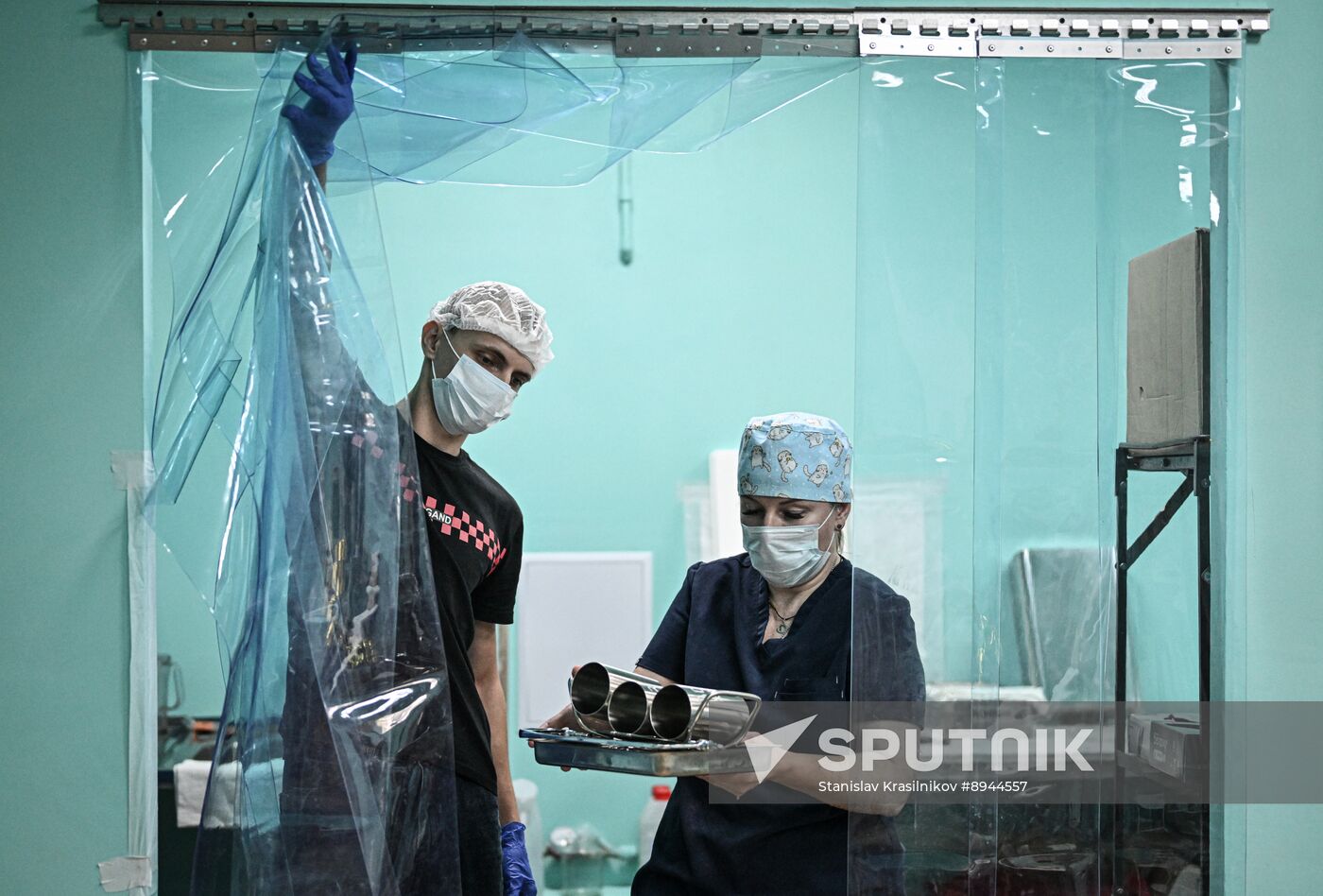 Russia Ukraine Military Operation Akhmat Frontline Hospital