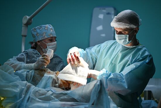 Russia Ukraine Military Operation Akhmat Frontline Hospital