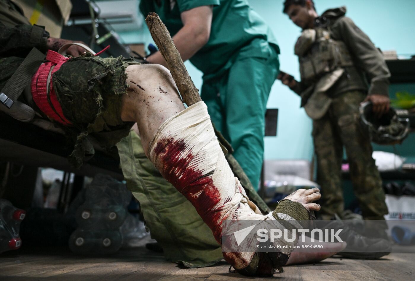 Russia Ukraine Military Operation Akhmat Frontline Hospital