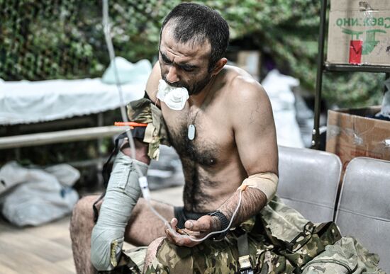 Russia Ukraine Military Operation Akhmat Frontline Hospital