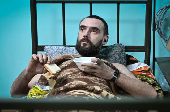 Russia Ukraine Military Operation Akhmat Frontline Hospital