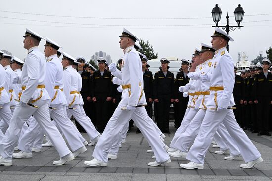 Russia Naval School Graduation