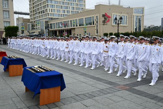 Russia Naval School Graduation