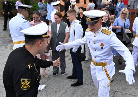 Russia Naval School Graduation