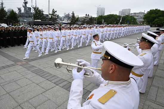 Russia Naval School Graduation