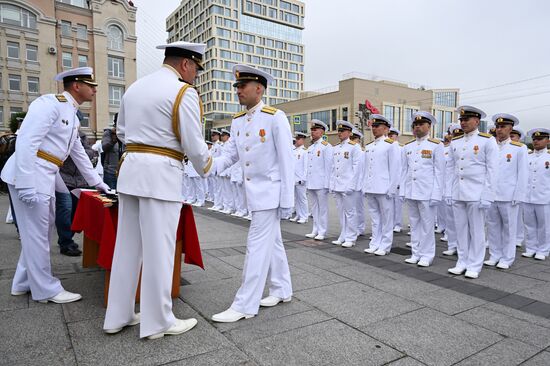 Russia Naval School Graduation
