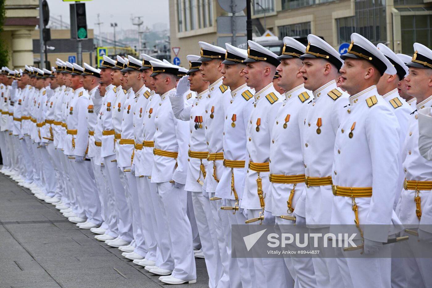 Russia Naval School Graduation