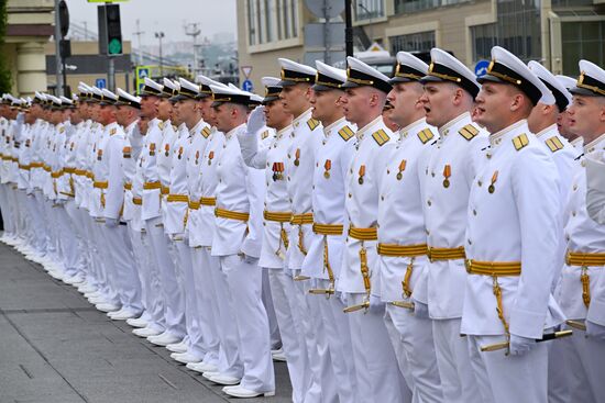 Russia Naval School Graduation