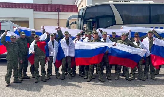 Russia Ukraine Military Operation POWs Exchange
