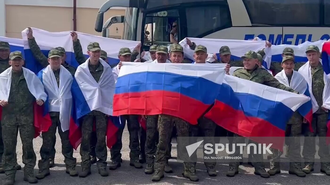 Russia Ukraine Military Operation POWs Exchange